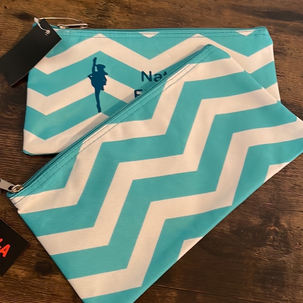 * NEW * Chevron Print Cosmetic Case * CAN BE PERSONALIZED!
